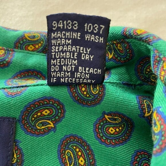 90s Gap Oversized Shirt - Paisley Print - Picture 12 of 12